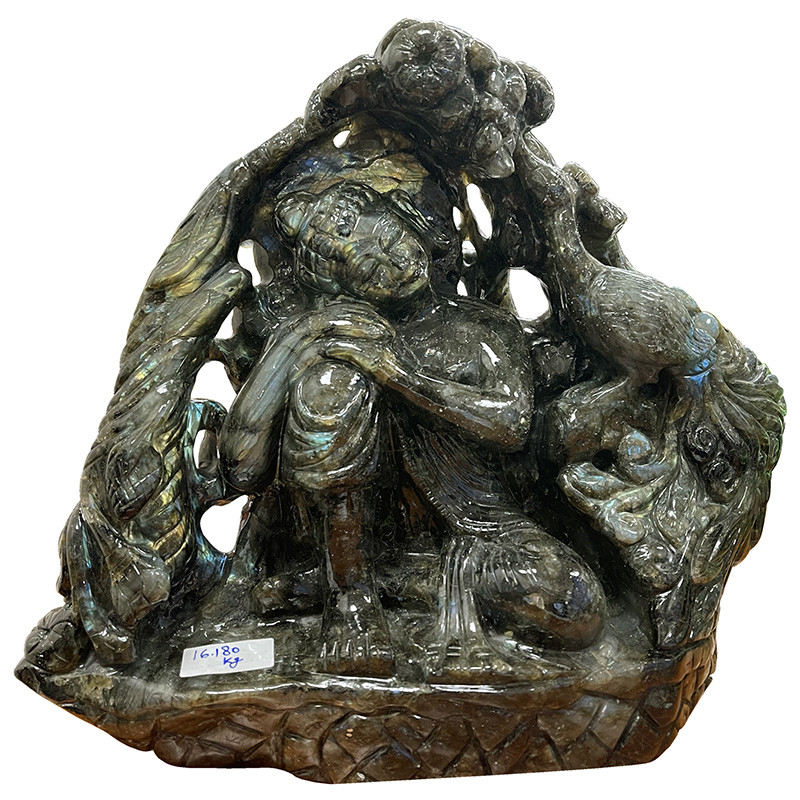 Labradorite Bouddha - Pièce unique - 202105_31