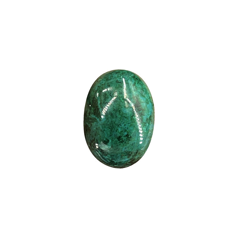 Cabochon Chrysocolle ovale - Pièce unique - 202202_15