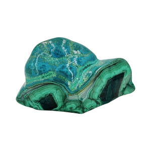 Forme libre en Malachite et Chrysocolle - Pièce unique - 202212_89