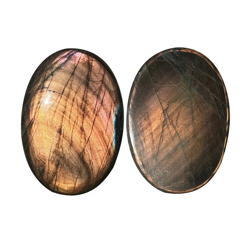 Cabochon ovale - Labradorite - Pièce unique - 202302_37