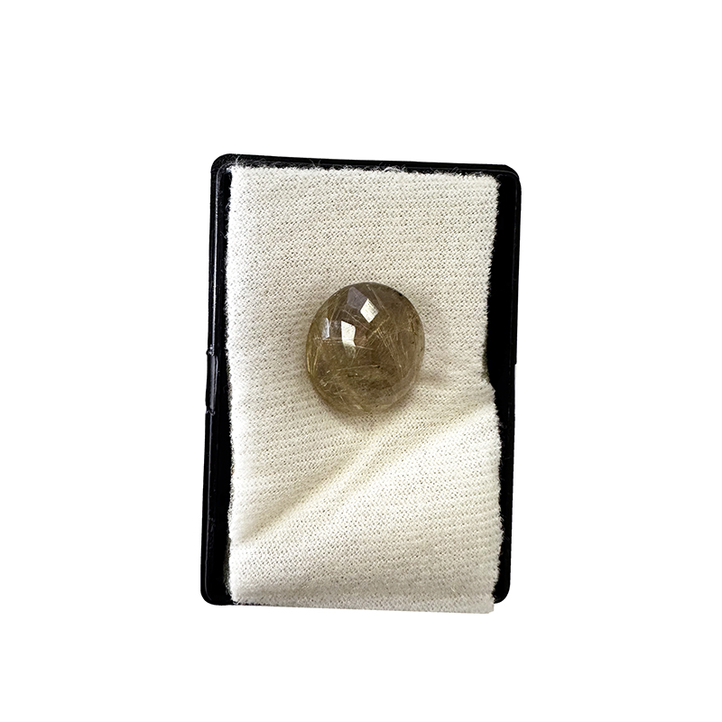 Pierre taillée ovale - Quartz rutile - Pièce unique - 202302_73