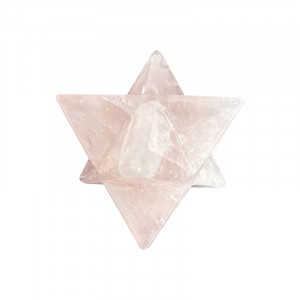 Mercaba en Quartz rose - Pièce unique - 202309_26