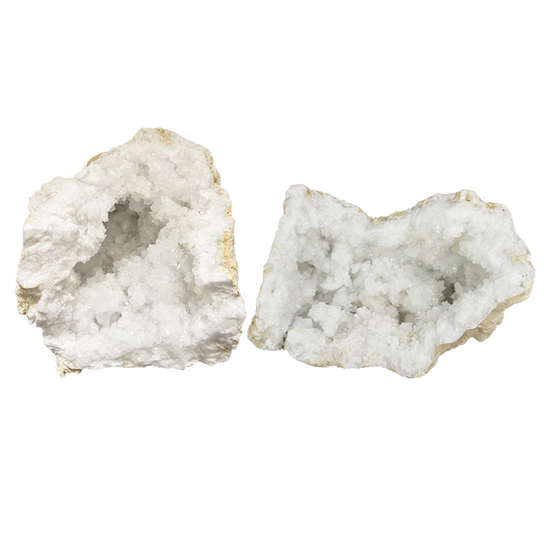 Paire de Géode de Quartz - Pièce unique - 202310_02