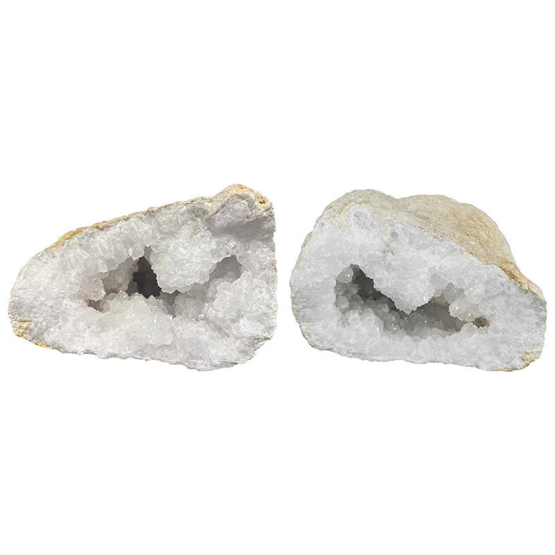 Paire de Géode de Quartz - Pièce unique - 202310_04
