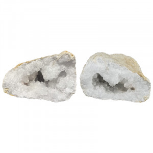 Paire de Géode de Quartz - Pièce unique - 202310_04