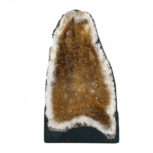 Géode d'Améthyste chauffée (citrine) - Brésil - Pièce unique - 202503_84