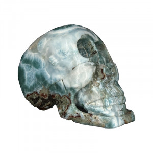 Crâne Larimar - Pièce unique - 202510_129