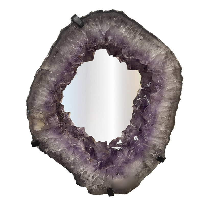 Miroir en Améthyste - Pièce unique - 202601_22