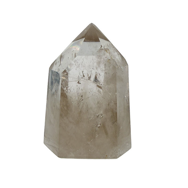 Pointe Quartz fumé extra repolie - Pièce unique - 202602_42