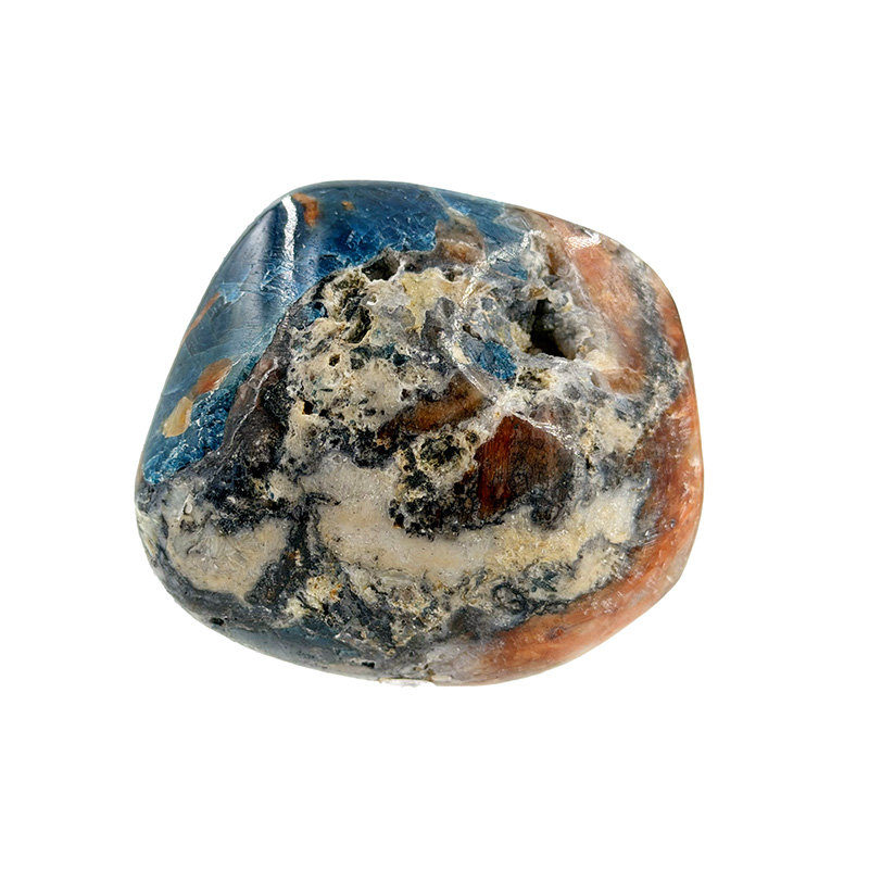 Galet Calcite Orange Apatite - Pièce unique - 202603_192