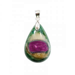 Pendentif Rubis Fuschite - Pièce unique - 202608_132