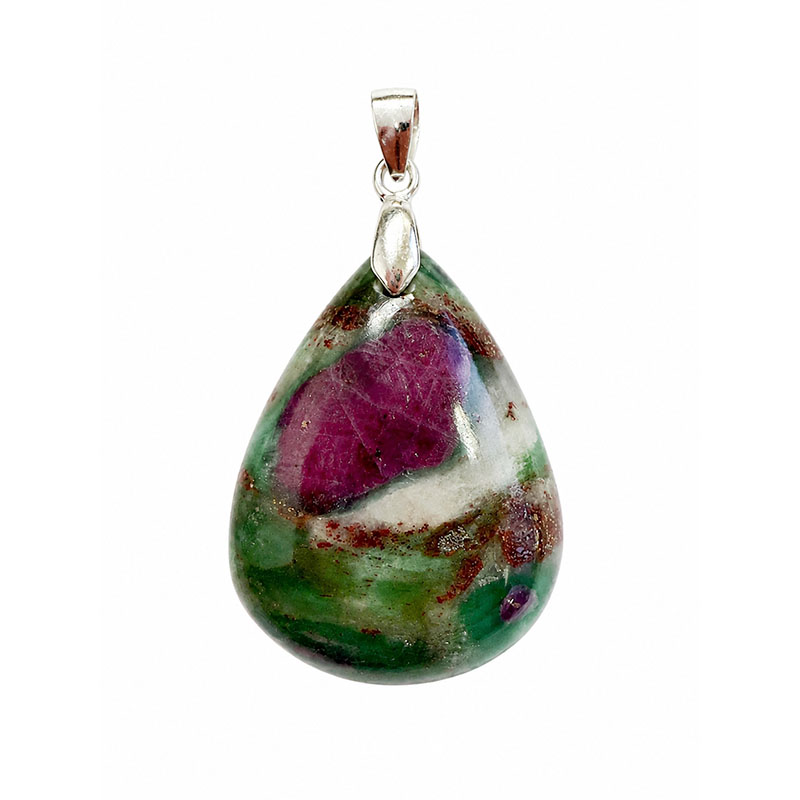 Pendentif Rubis Fuschite - Pièce unique - 202608_134