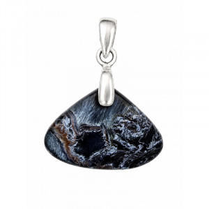 Pendentif Pietersite Bélière Argent 925 - Piece unique - 202608_143