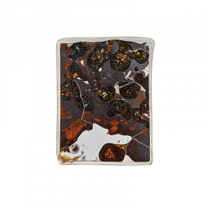 Météorite Pallasite Plaque - Pièce unique - 202608_155