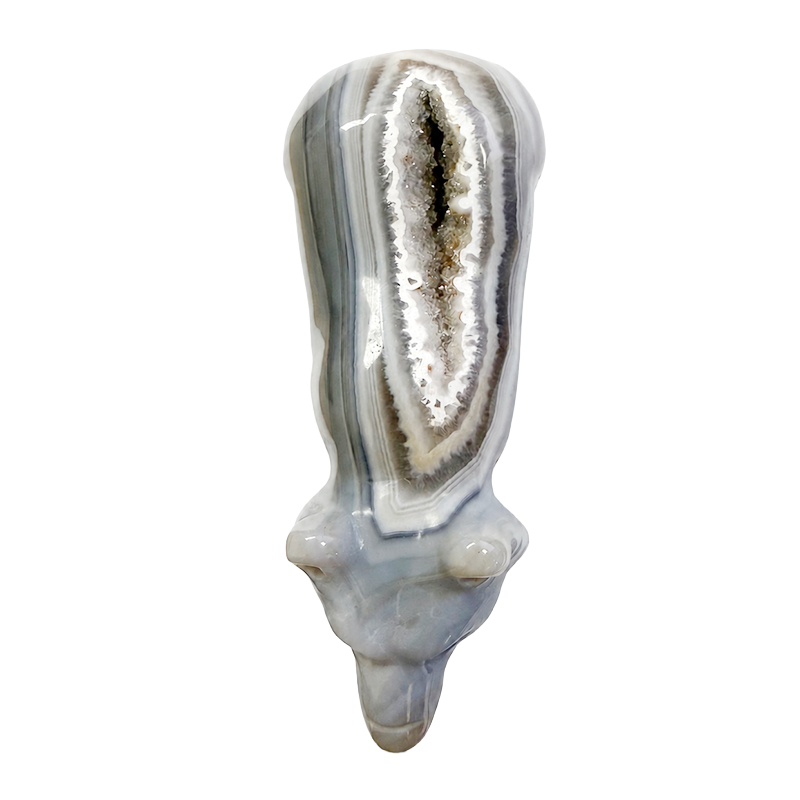 Statuette Ours en Agate - Pièce unique - 202608_171