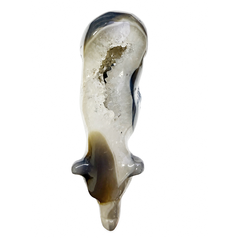 Statuette Ours Agate - Pièce unique - 202608_175