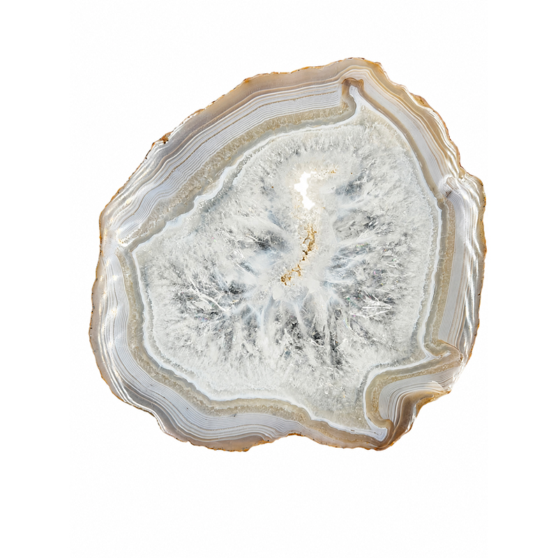 Tranche épaisse d’Agate naturelle – Madagascar - Pièce unique - 202608_180
