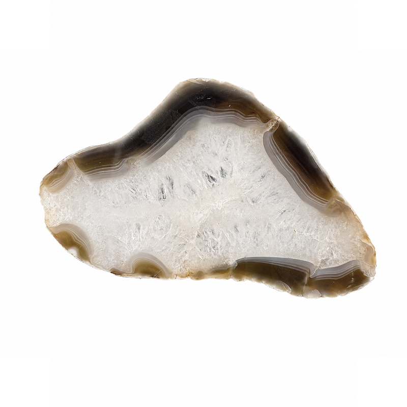 Tranche épaisse d’Agate naturelle – Madagascar - Pièce unique - 202608_182