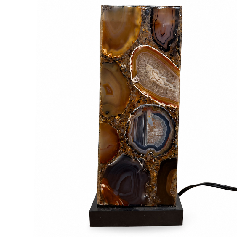 Lampe décorative en Agate - Pièce unique - 202608_190