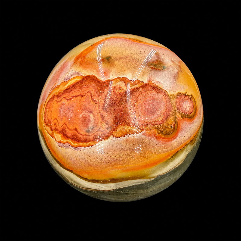 Sphère Jaspe imprimé - Pièce unique - 202608_62