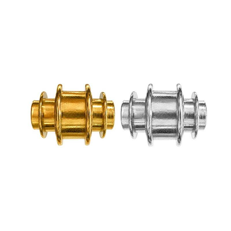 Perles rondelles acier inoxydable - 5 pièces