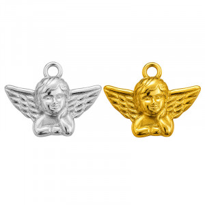 Breloque Ange - Acier - 5 pièces