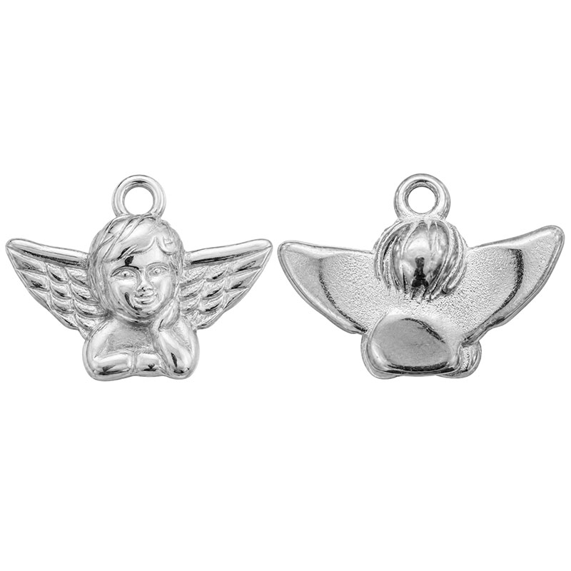 Breloque Ange - Acier - 5 pièces