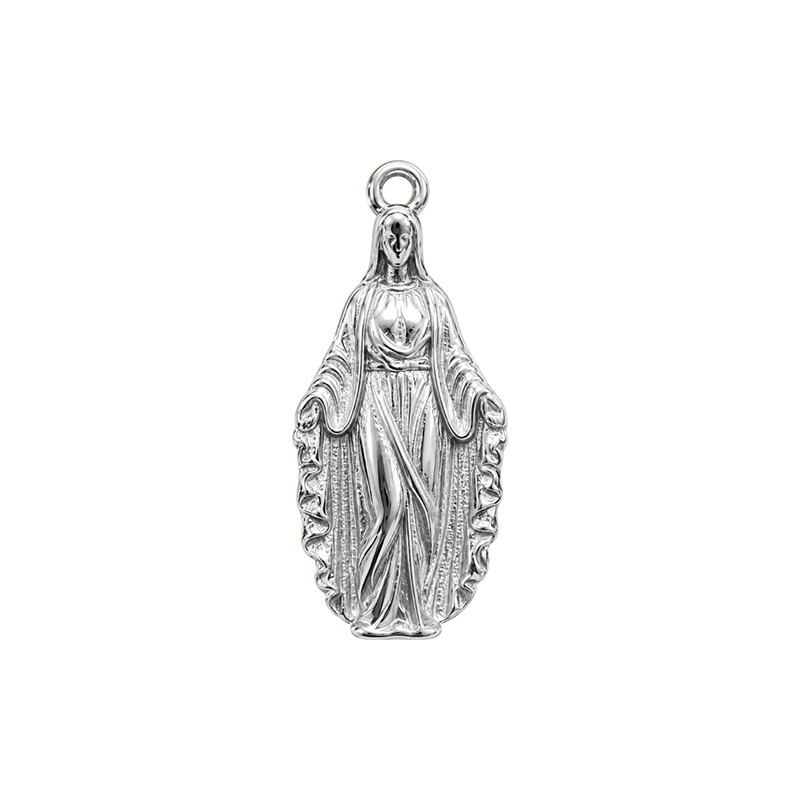 Breloque Vierge - Acier - 5 pièces