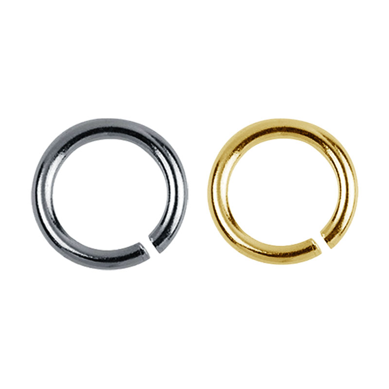 Anneau Ouvert 3 mm Acier  Acier Doré