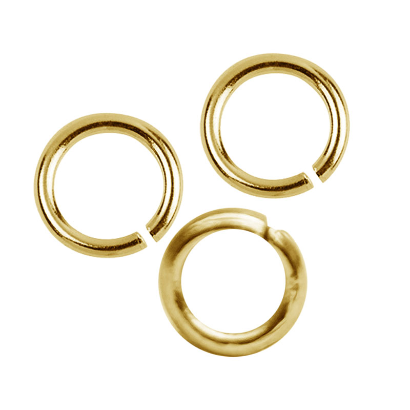 Anneau Ouvert 3 mm Acier  Acier Doré