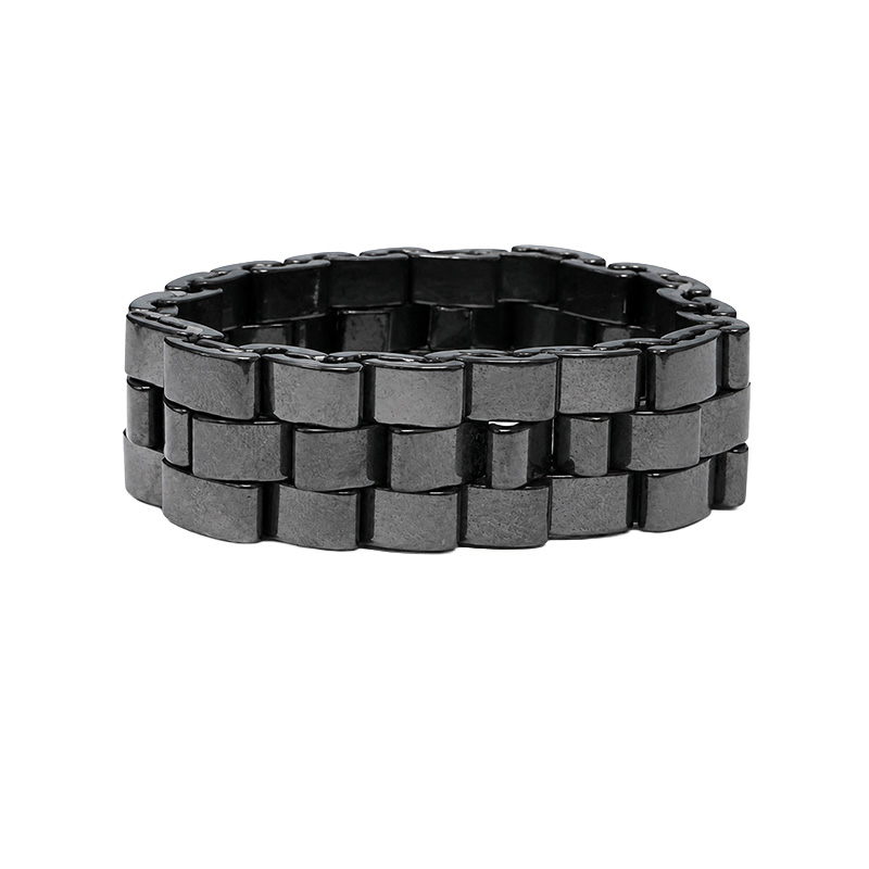 Bracelet en Hématite 3 rangs – 10 pièces