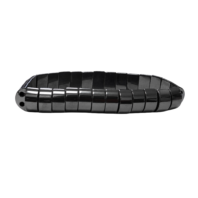 Bracelet en hématite à barrettes - 10 pièces