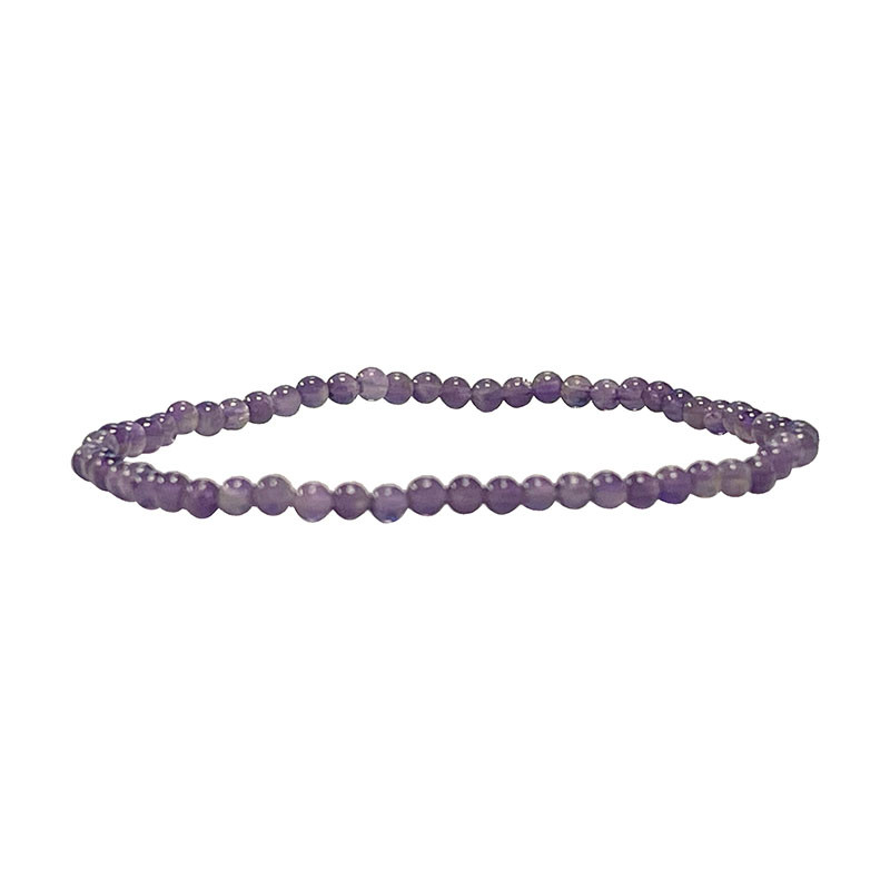 Bracelet Améthyste - boules 3 à 12 mm