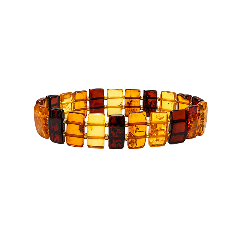Bracelet en Ambre de la baltique Plaquettes