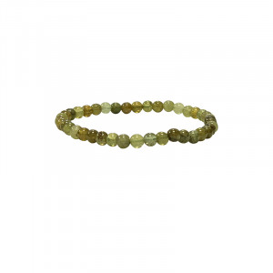 Bracelet grenat vert - 4 ou 6 mm
