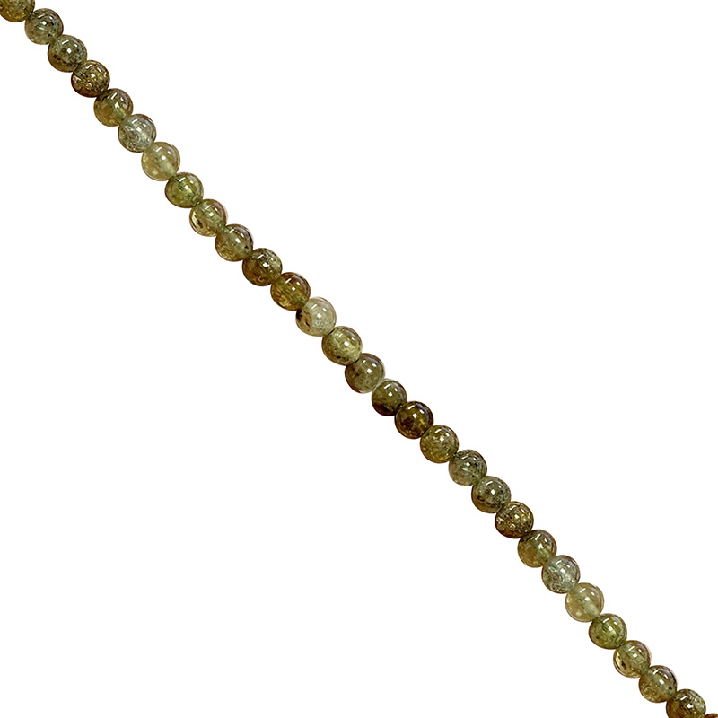 Bracelet grenat vert - 4 ou 6 mm