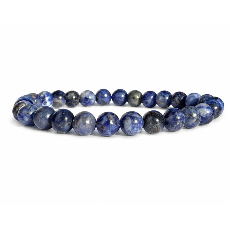 Bracelet Sodalite 8 mm - 20 cm à 22,4 cm - La pièce