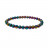 Bracelet hematite et titane 6 ou 8 mm les 5 pièces