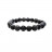 Bracelet homme Onyx, Onyx dépoli et lave