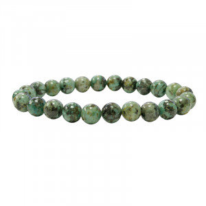 Bracelet Grande Taille Jaspe Africaine 8 mm
