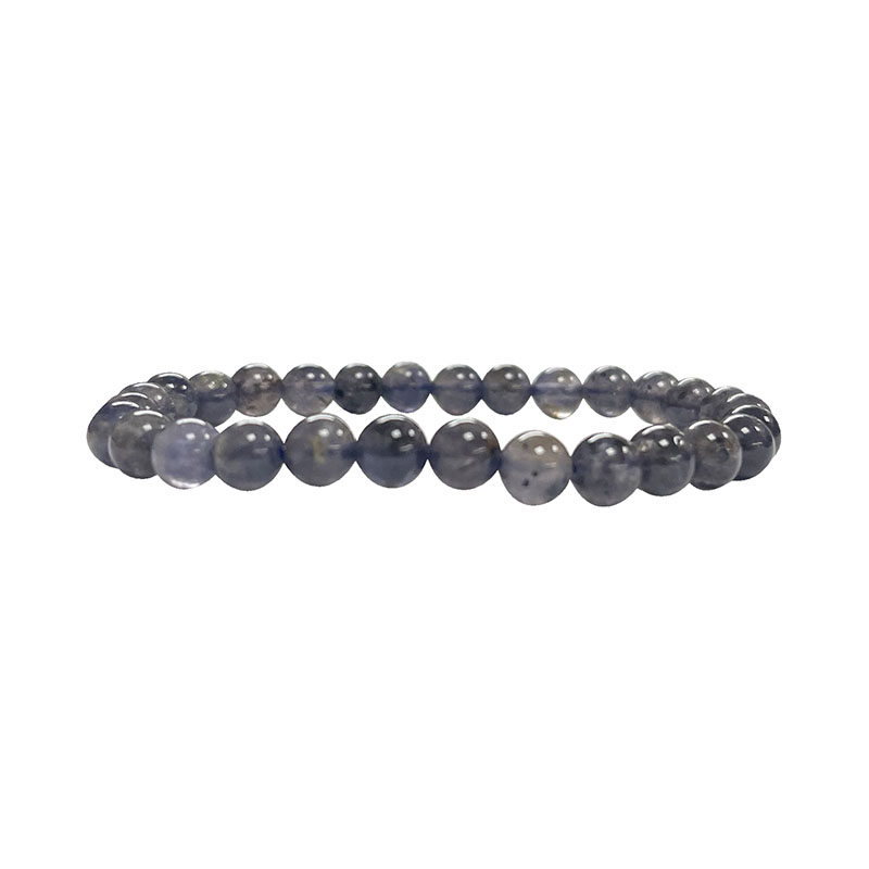 Bracelet Iolite 4 à 8 mm