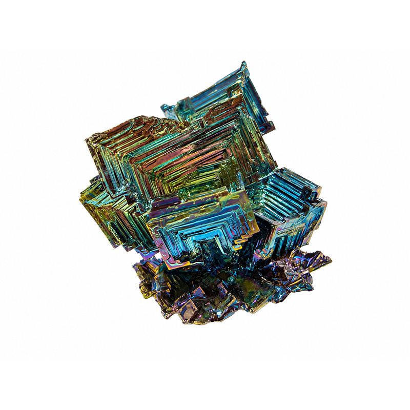 Bismuth cristallisé - la pièce