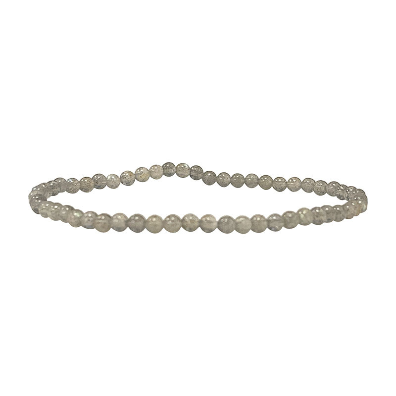 Bracelet Labradorite boules 3 à 8 mm