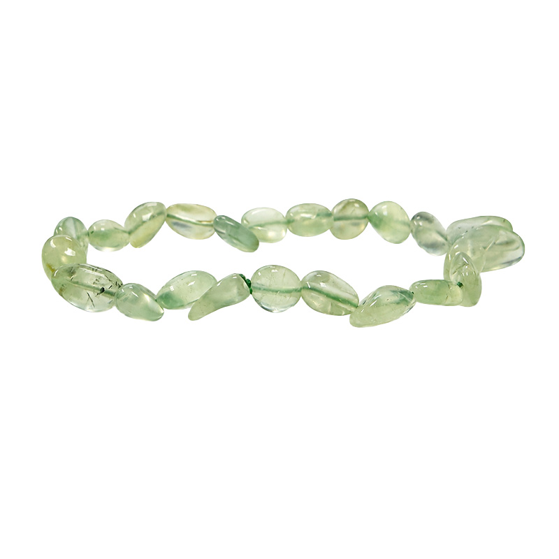 Bracelet préhnite grains lot de 4