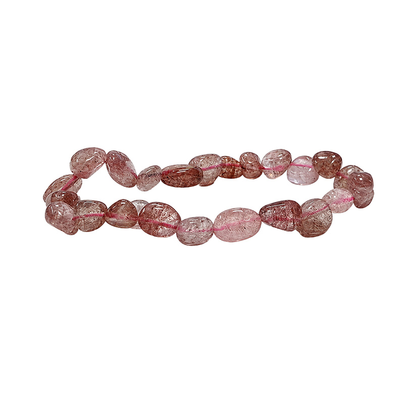Bracelet Quartz Hématoïde grains - 4 pièces