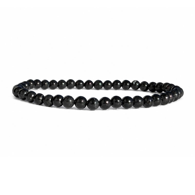 Bracelet en Perles de Shungite – Disponible en 4 mm, 6 mm ou 8 mm - La pièce