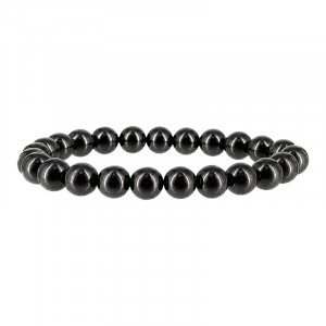 Bracelet en Perles de Shungite – Disponible en 4 mm, 6 mm ou 8 mm - La pièce