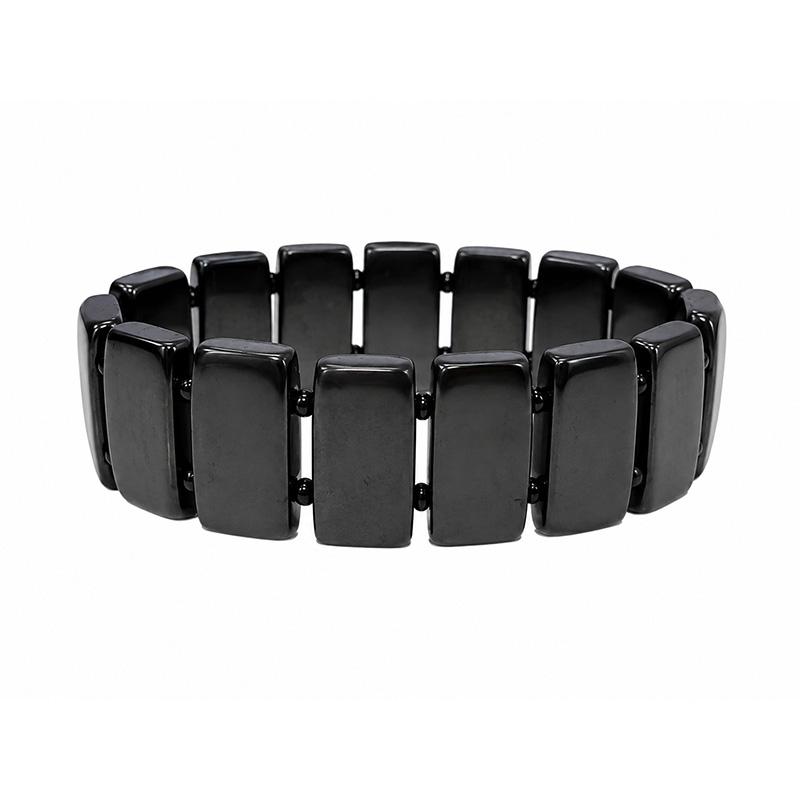 Bracelet shungite plaquettes