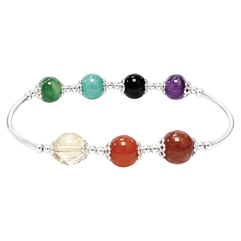 Bracelet chakra argent 0.925