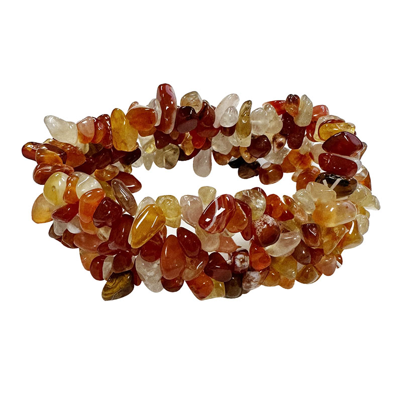 Bracelet cornaline - Lot de 5 pièces